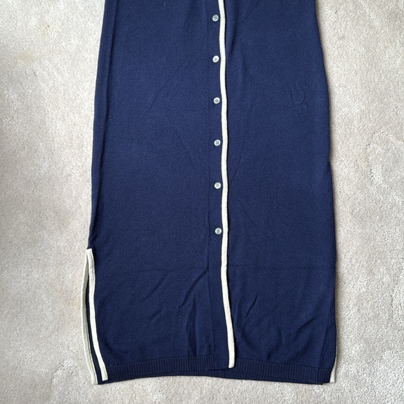 J. Crew merino knit blue / white dress S NWT - Picture 4 of 4